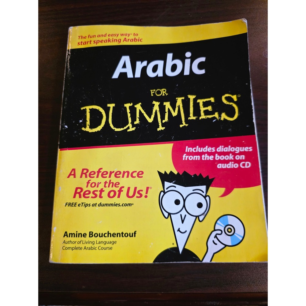 Arabic for Dummies Book Language Learning Audio CD Included